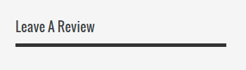 Leave a review 1